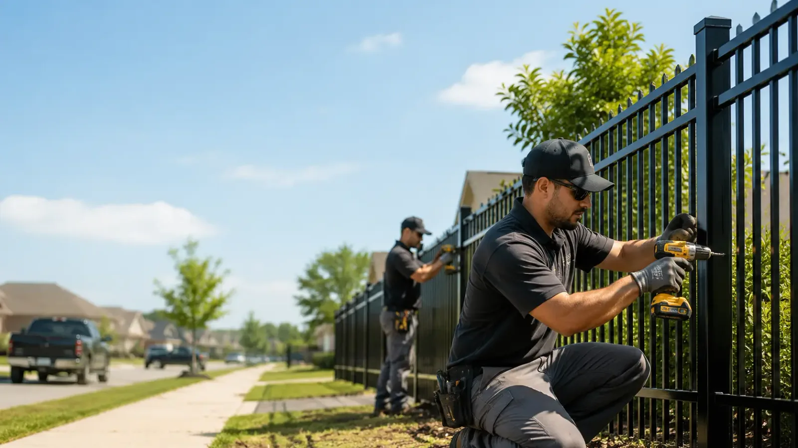 Metal Fence Installation in Serena, IL